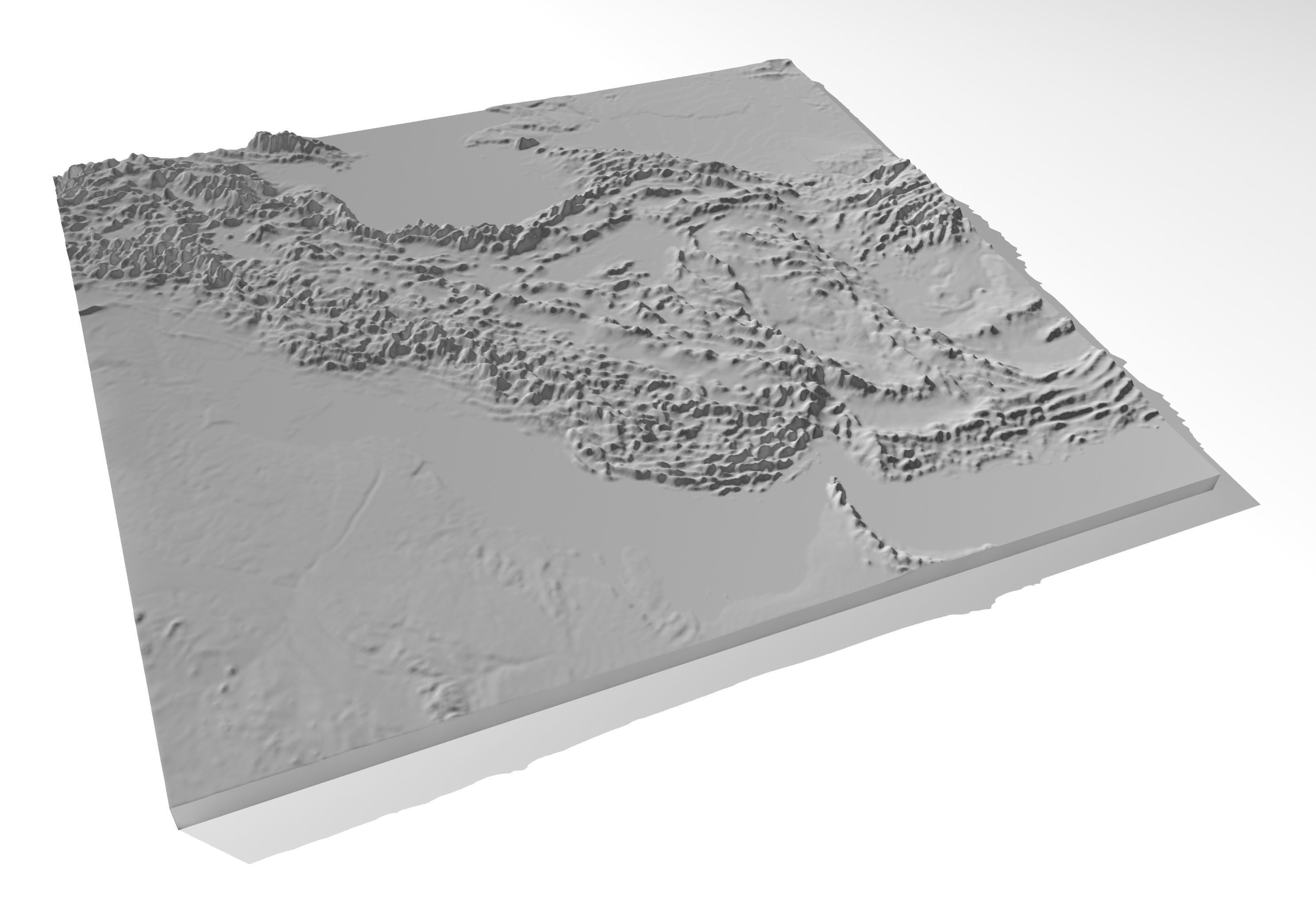 Iran High resolution 3D relief maps 3D model_10