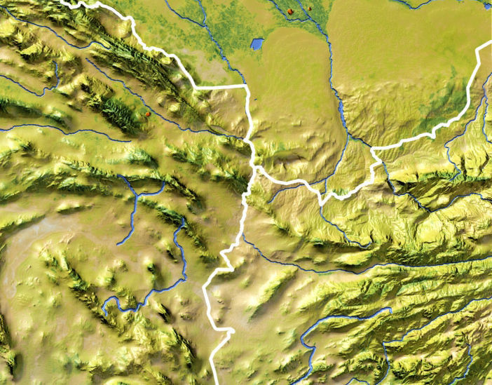 Iran High resolution 3D relief maps 3D model_7