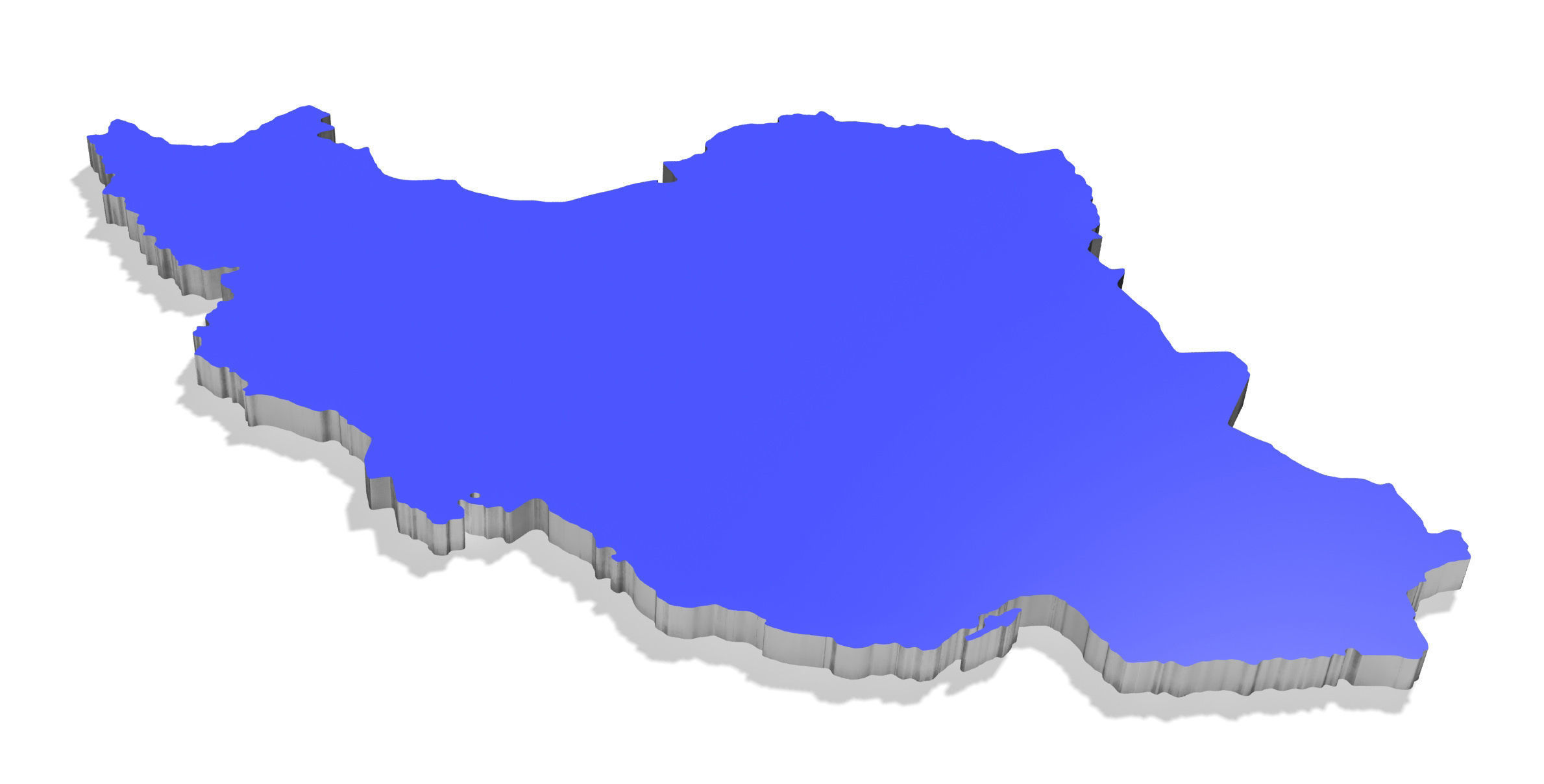 Iran High resolution 3D relief maps 3D model_9