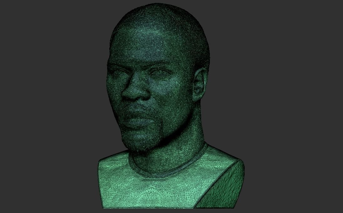 Kevin Hart bust 3D printing ready stl obj formats 3D print model_24