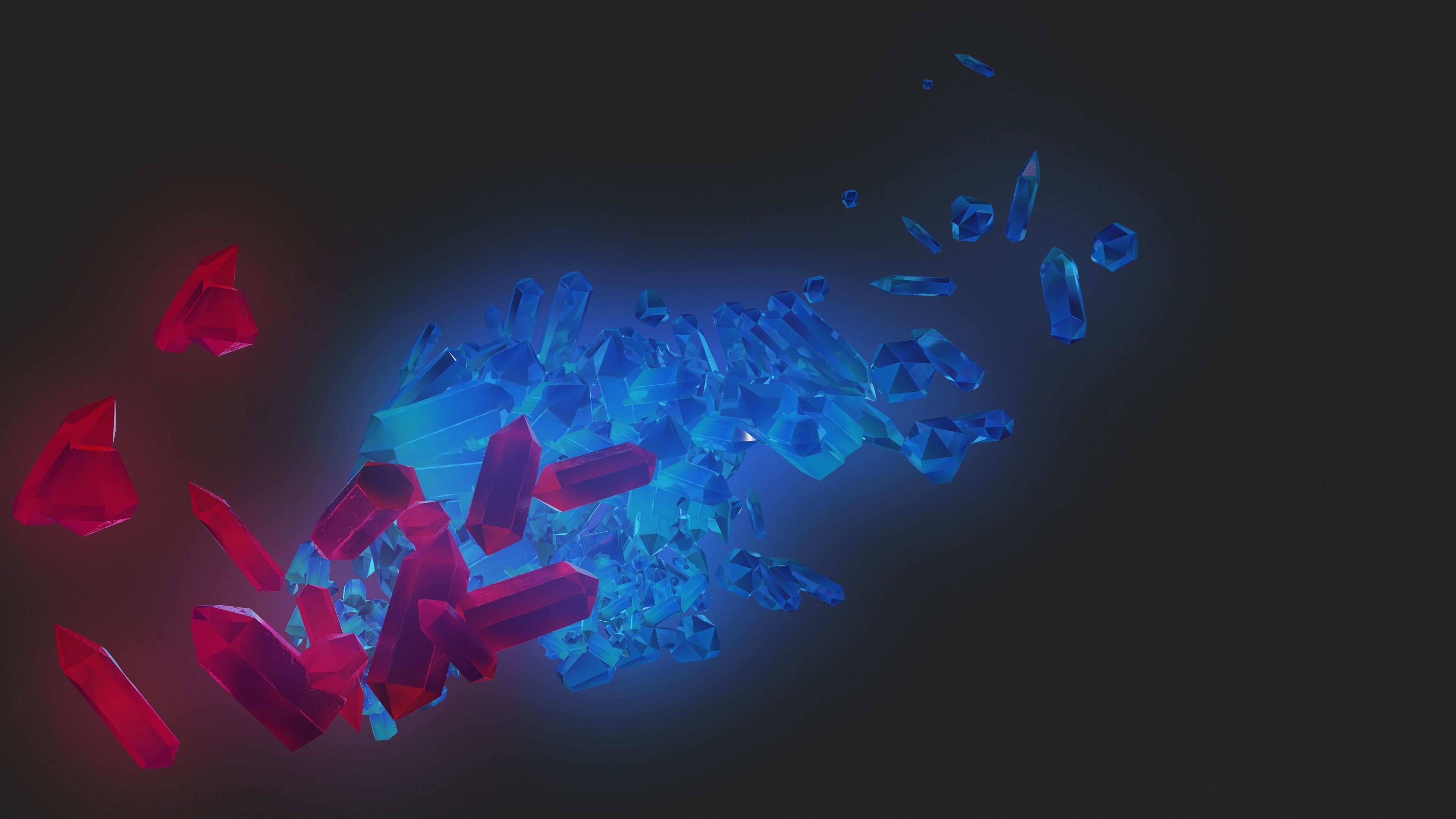 Cristalls asset Low-poly 3D model_27