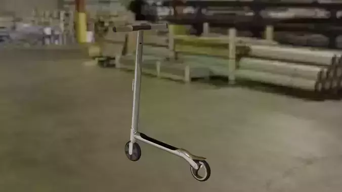 Audi Scooter Low-poly 3D model