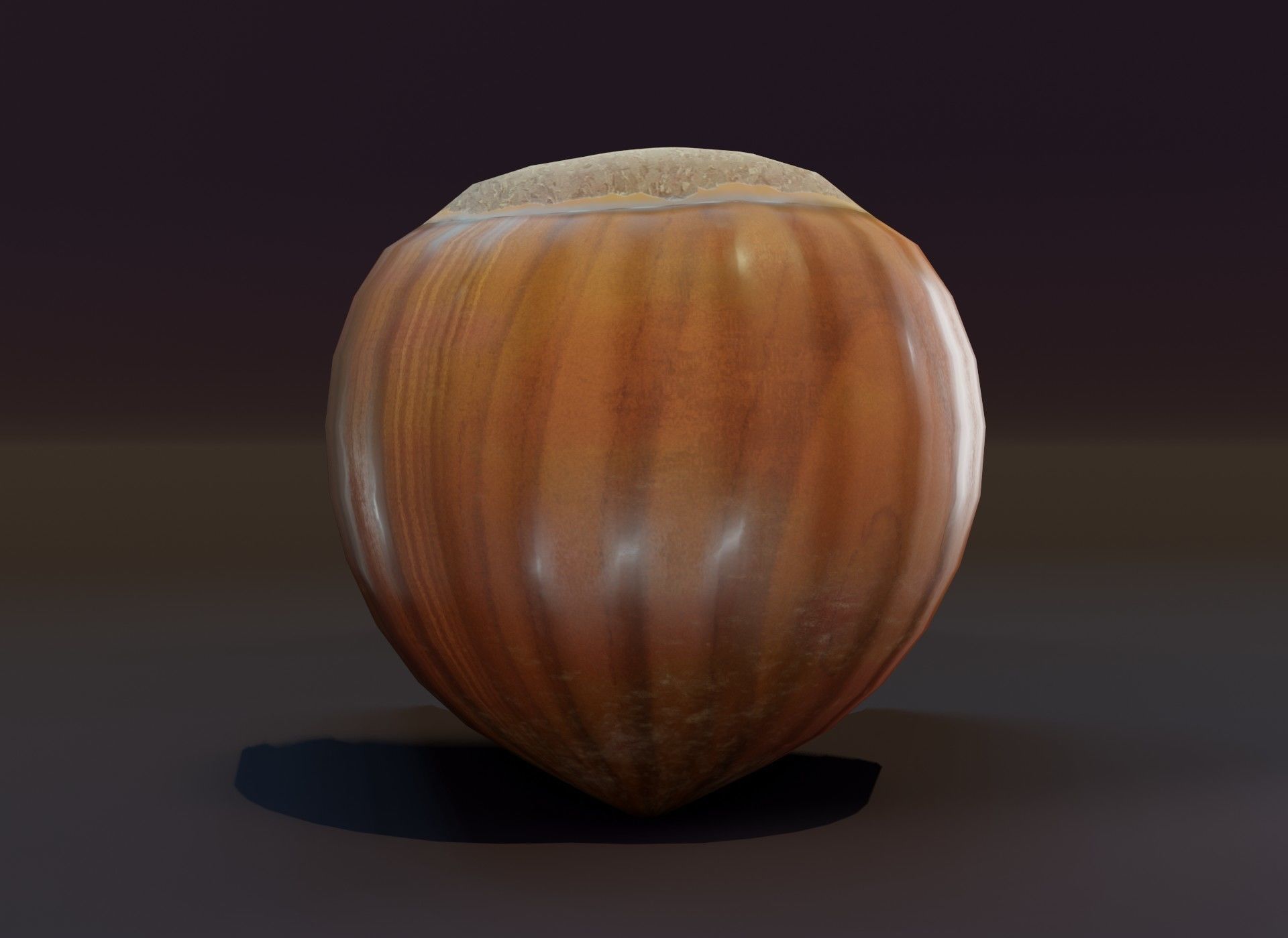 Cartoon Hazelnut 3D Model Low-poly 3D model_19