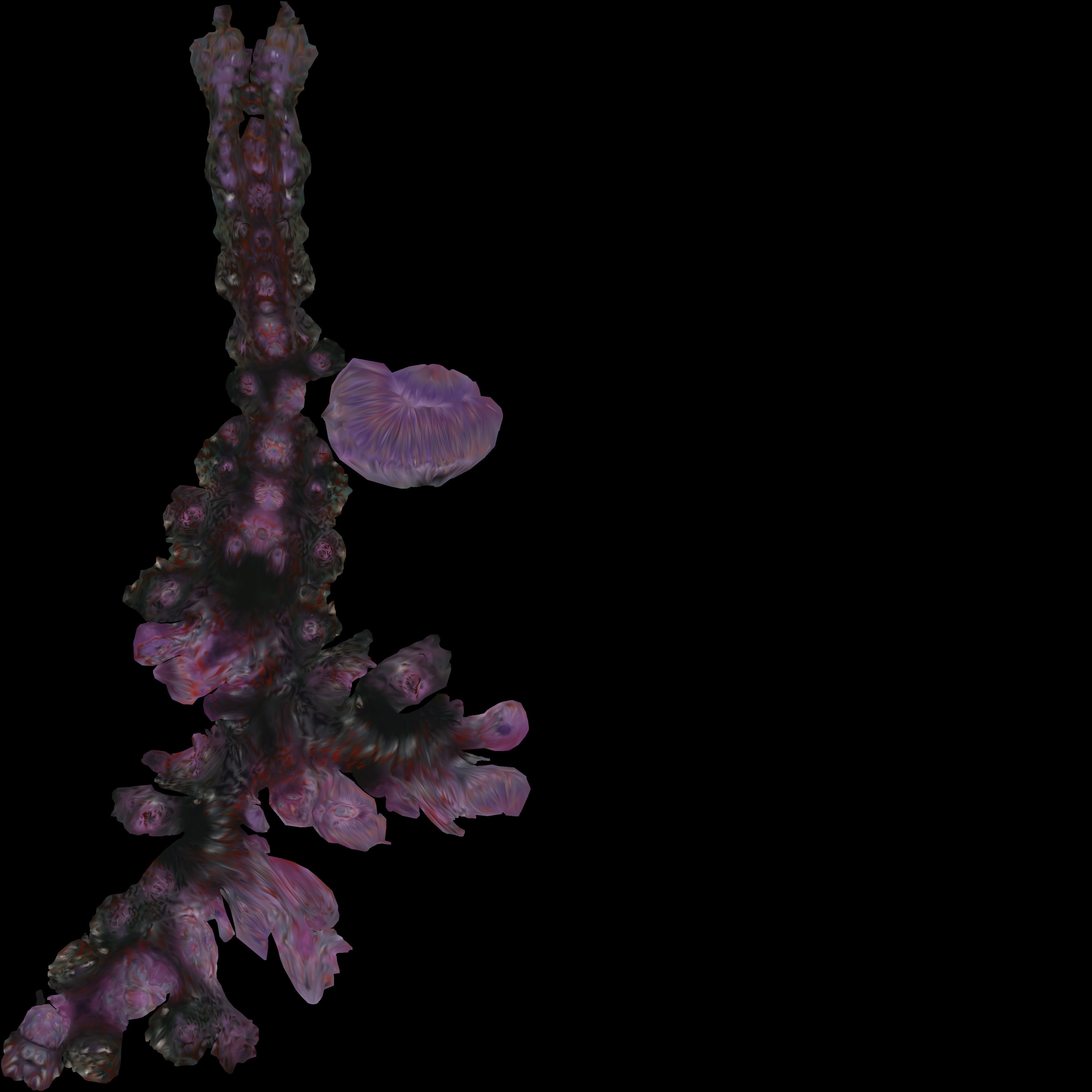 God Lizard 3D model_5