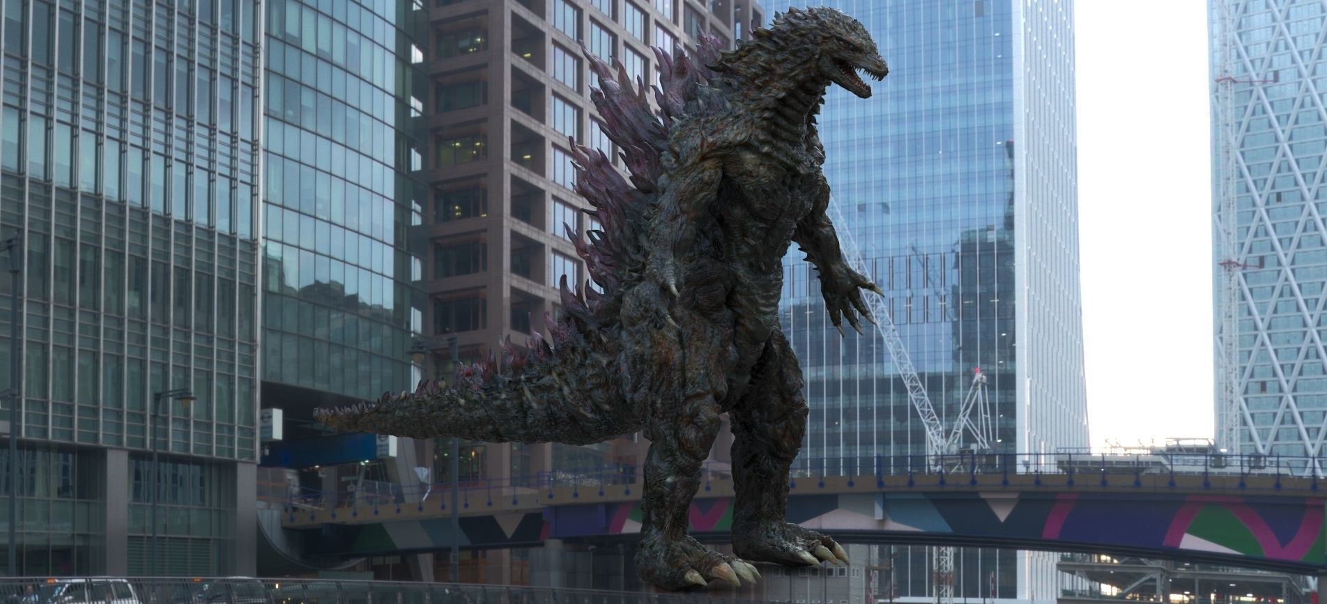 God Lizard 3D model_2