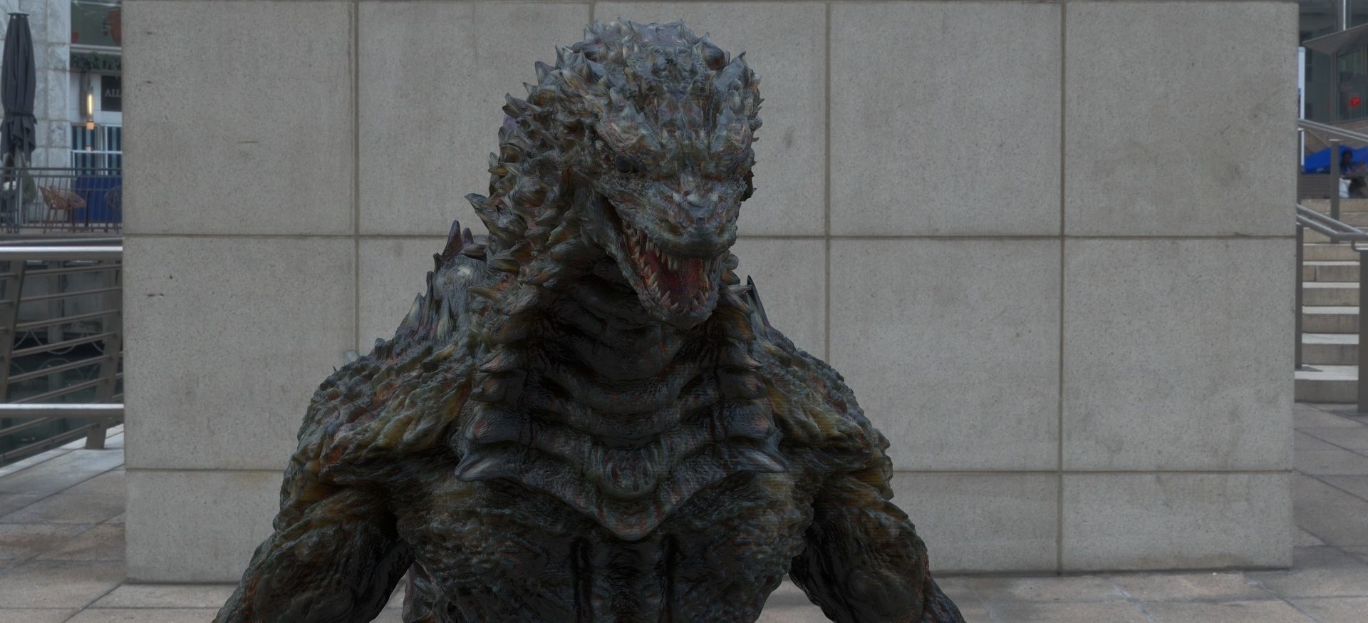 God Lizard 3D model_1