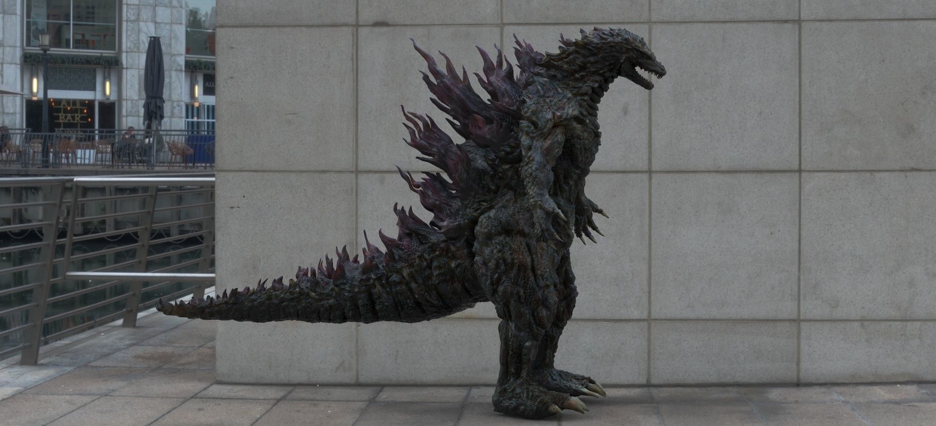 God Lizard 3D model_4