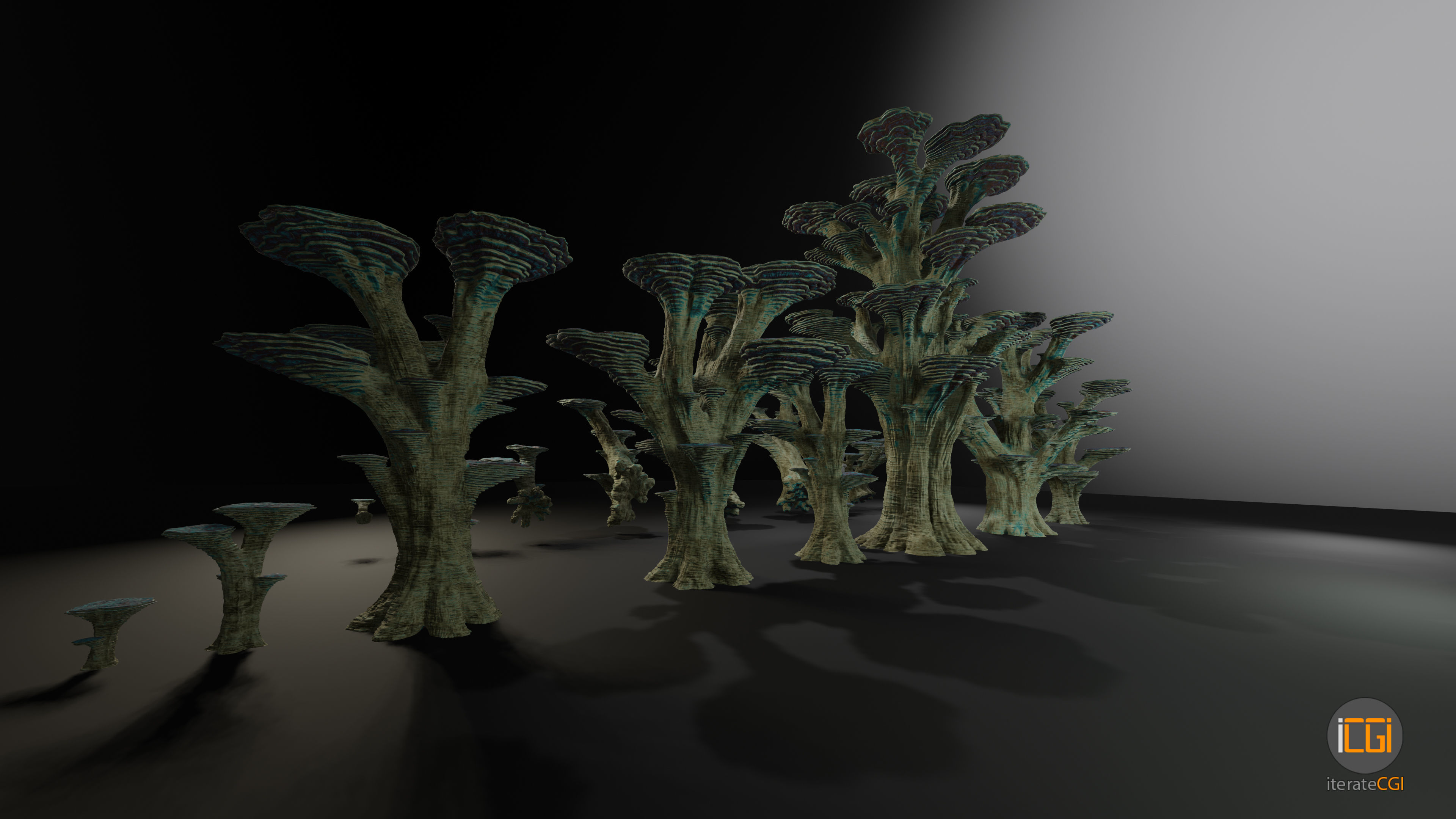 Alien Plant Mushroom Type 3 3D model_17