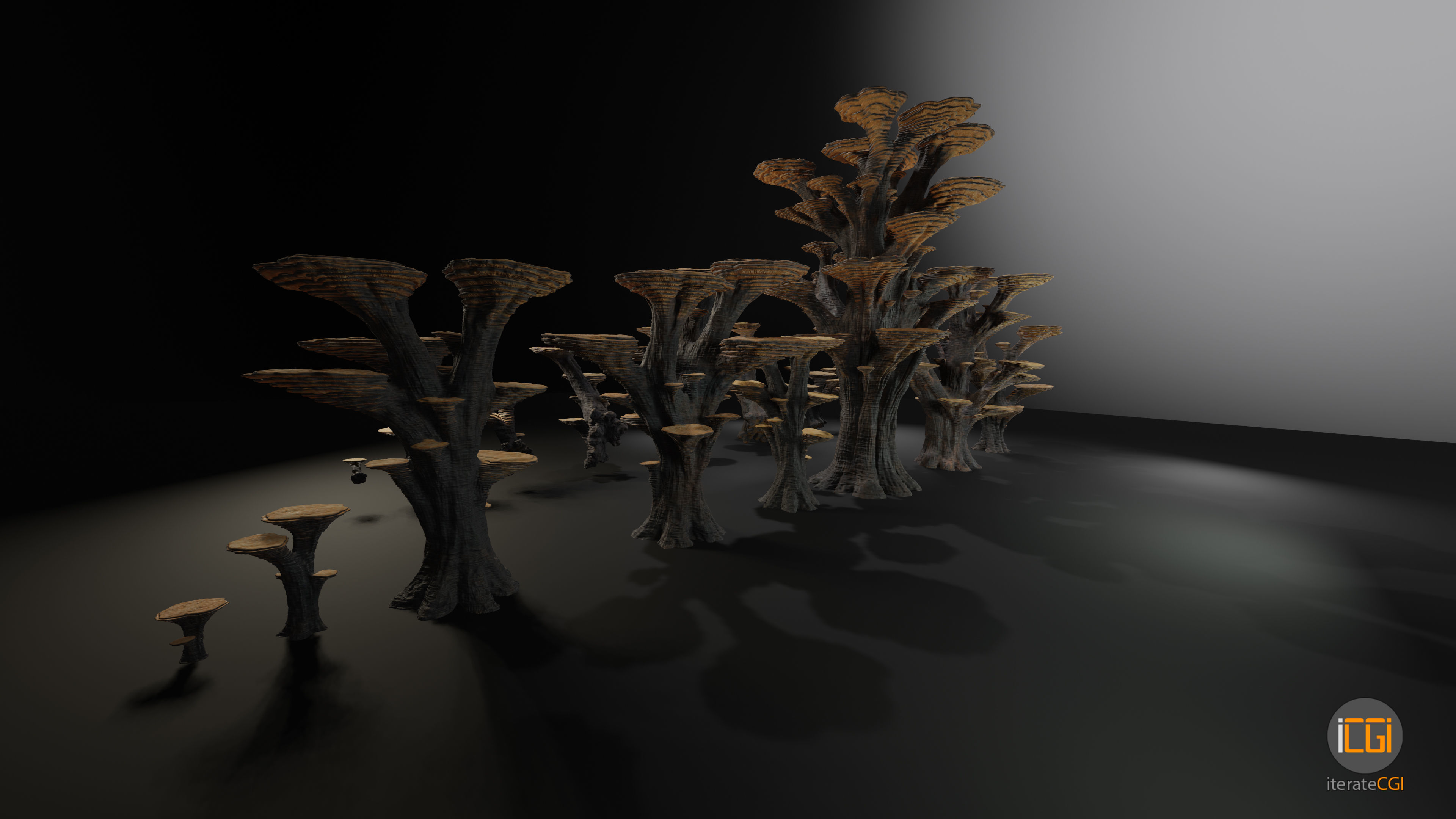 Alien Plant Mushroom Type 3 3D model_25