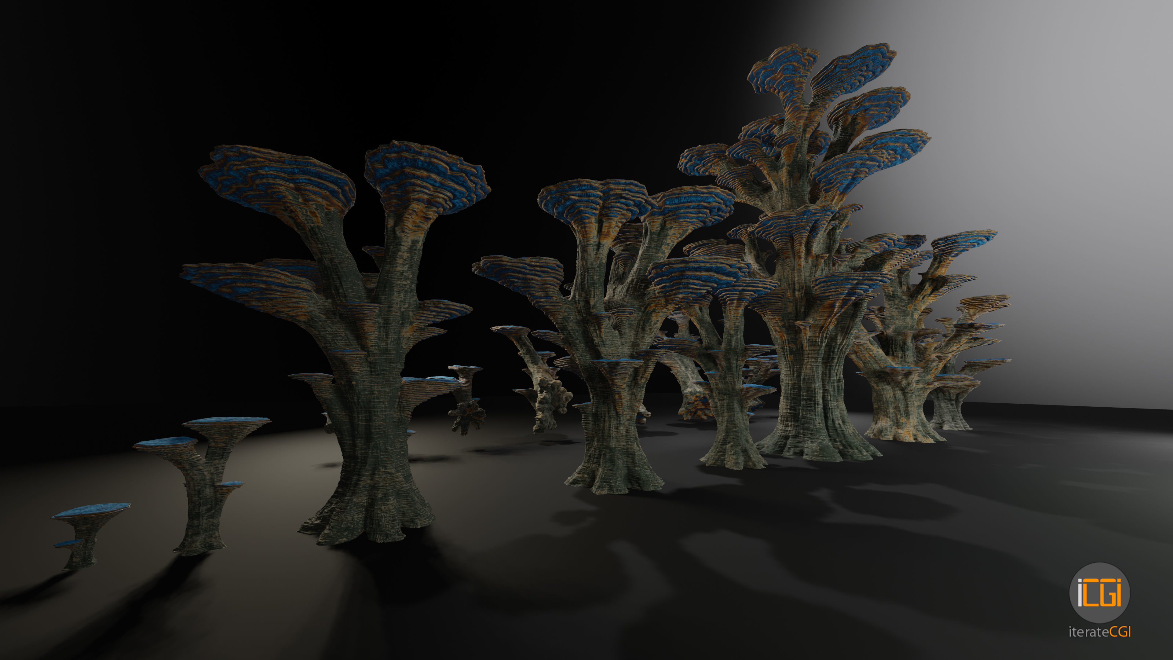 Alien Plant Mushroom Type 3 3D model_14