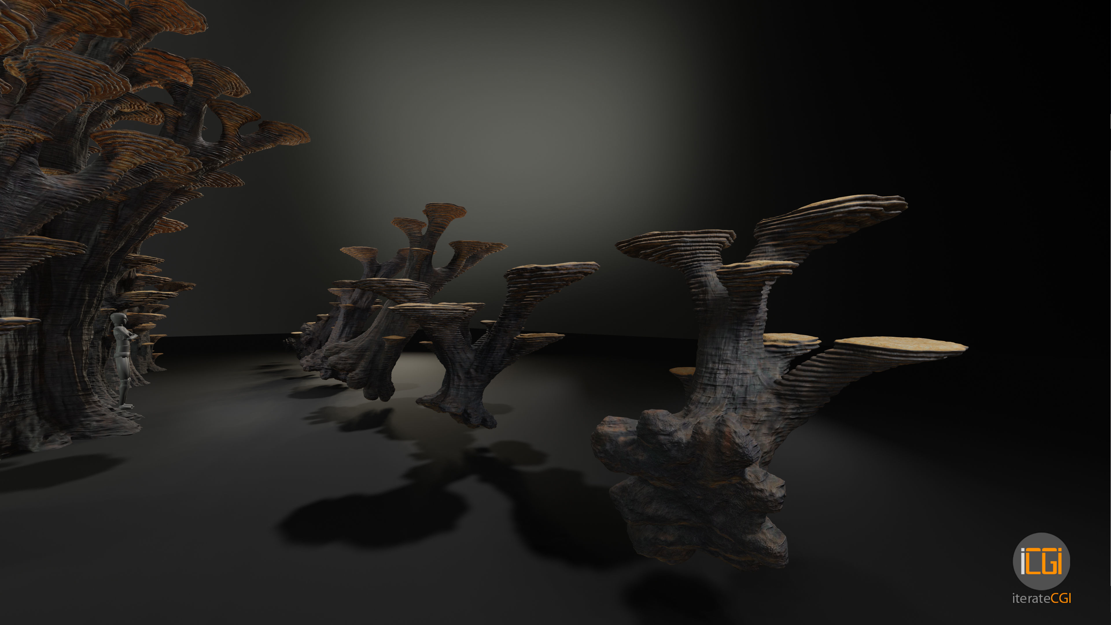 Alien Plant Mushroom Type 3 3D model_26