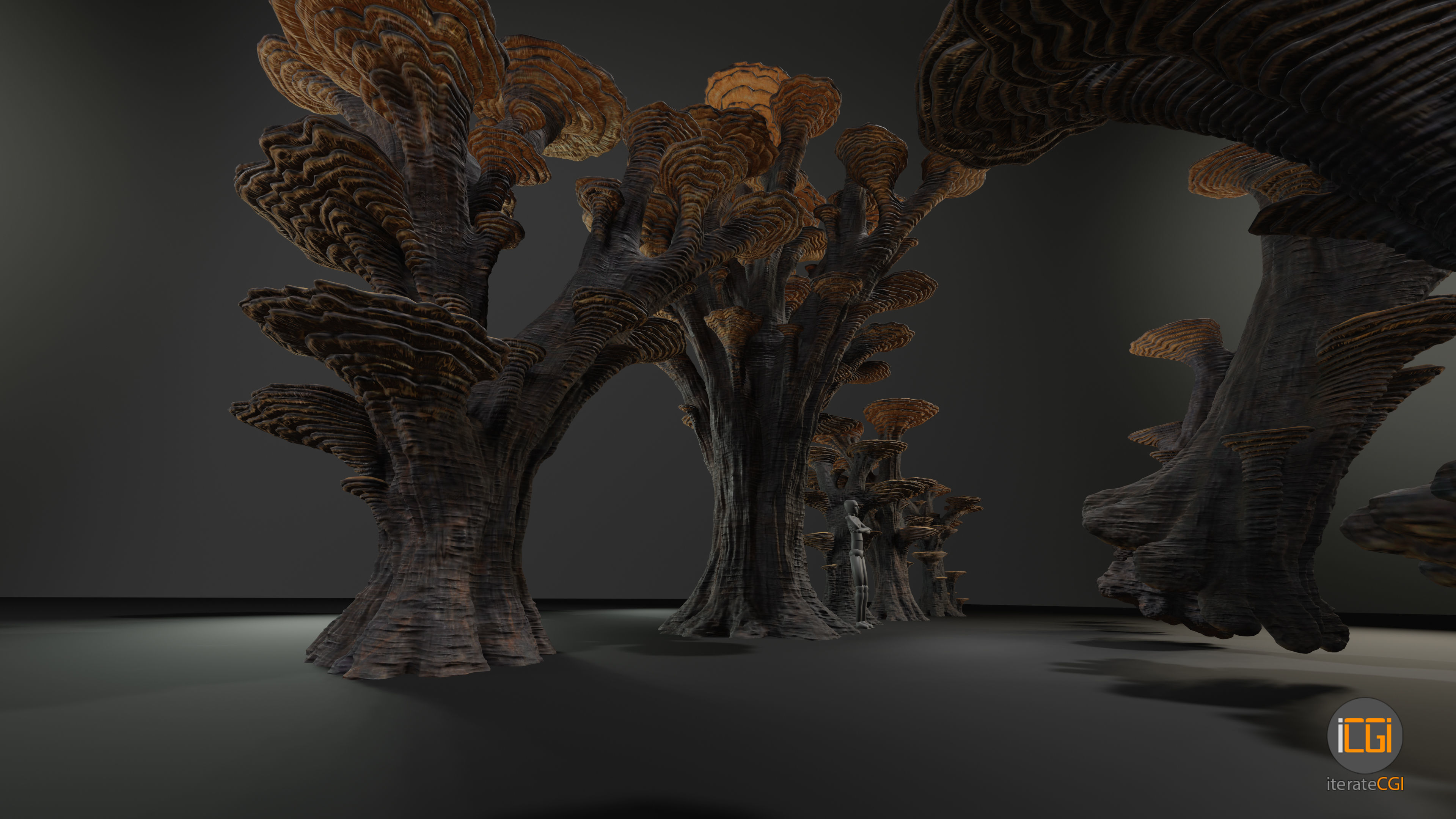 Alien Plant Mushroom Type 3 3D model_22
