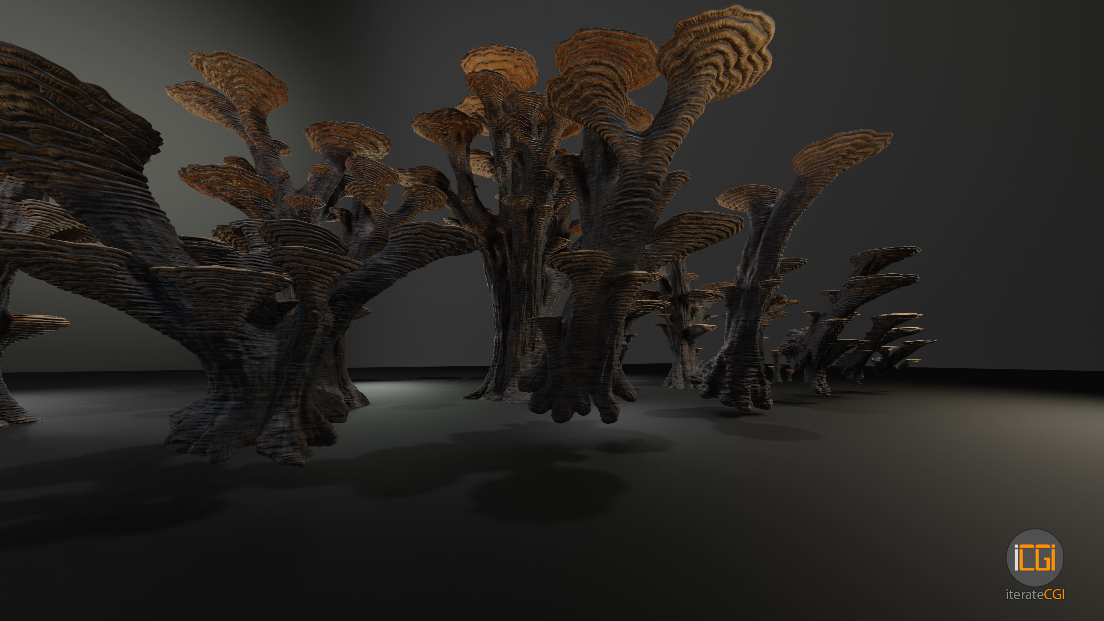 Alien Plant Mushroom Type 3 3D model_27