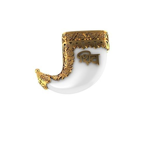 058 - Tiger - Lion Nail Pendant - Antique Work 3D print model