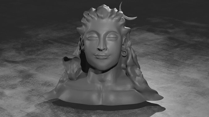 siva adiyogi  sculpture 3D print model