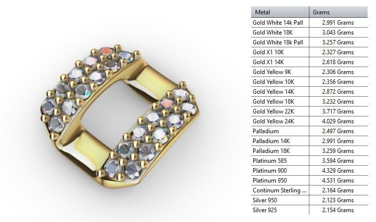 15 MM MIAMI CUBAN LINK CHAIN DIAMOND FOR BRACELET OR NECKLACE 3D print model_6