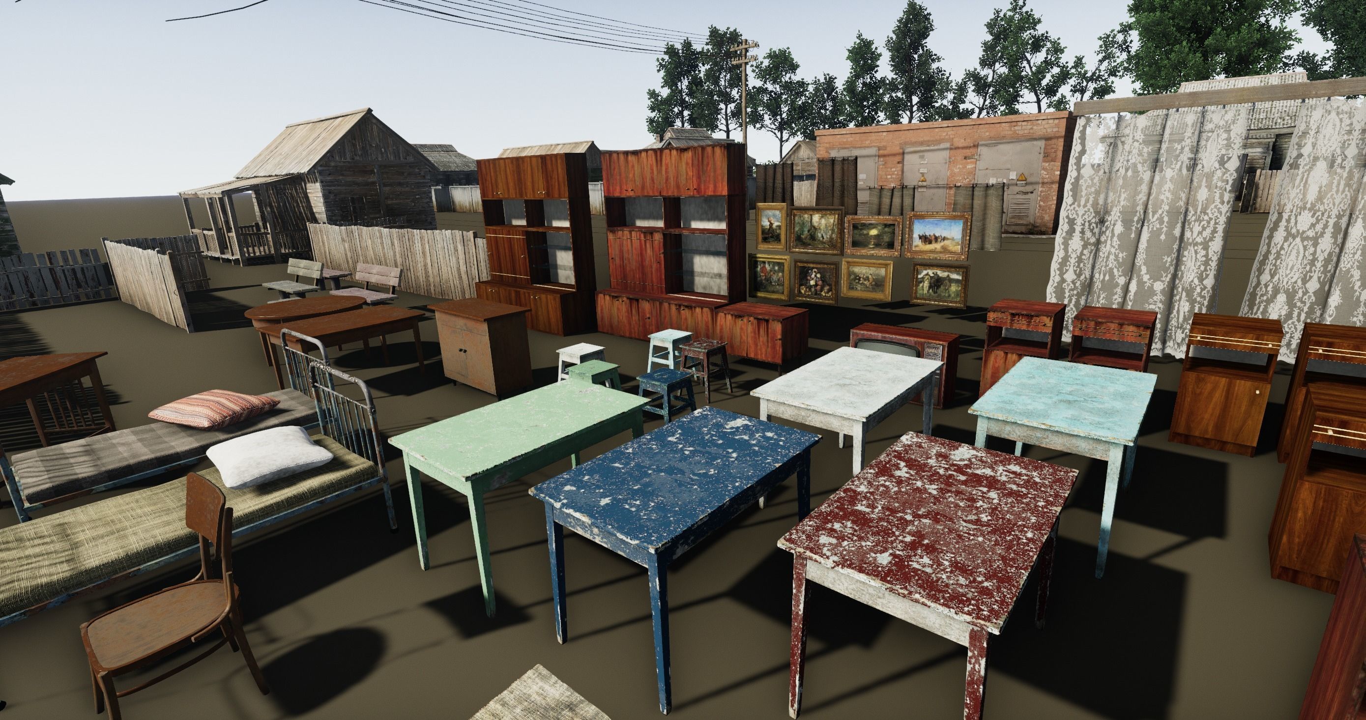 Rustic Environment For Unity Low-poly 3D model_9