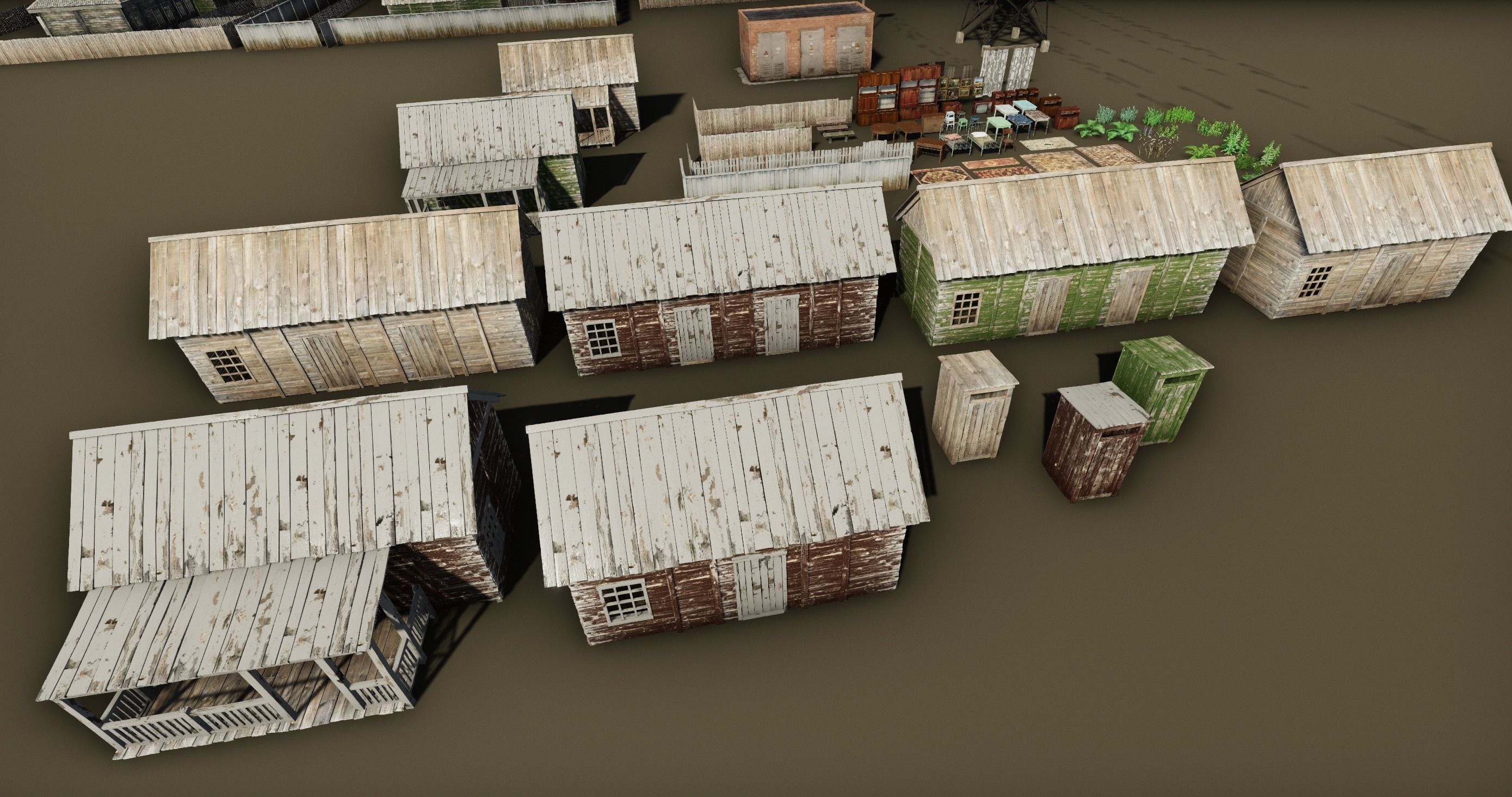 Rustic Environment For Unity Low-poly 3D model_12