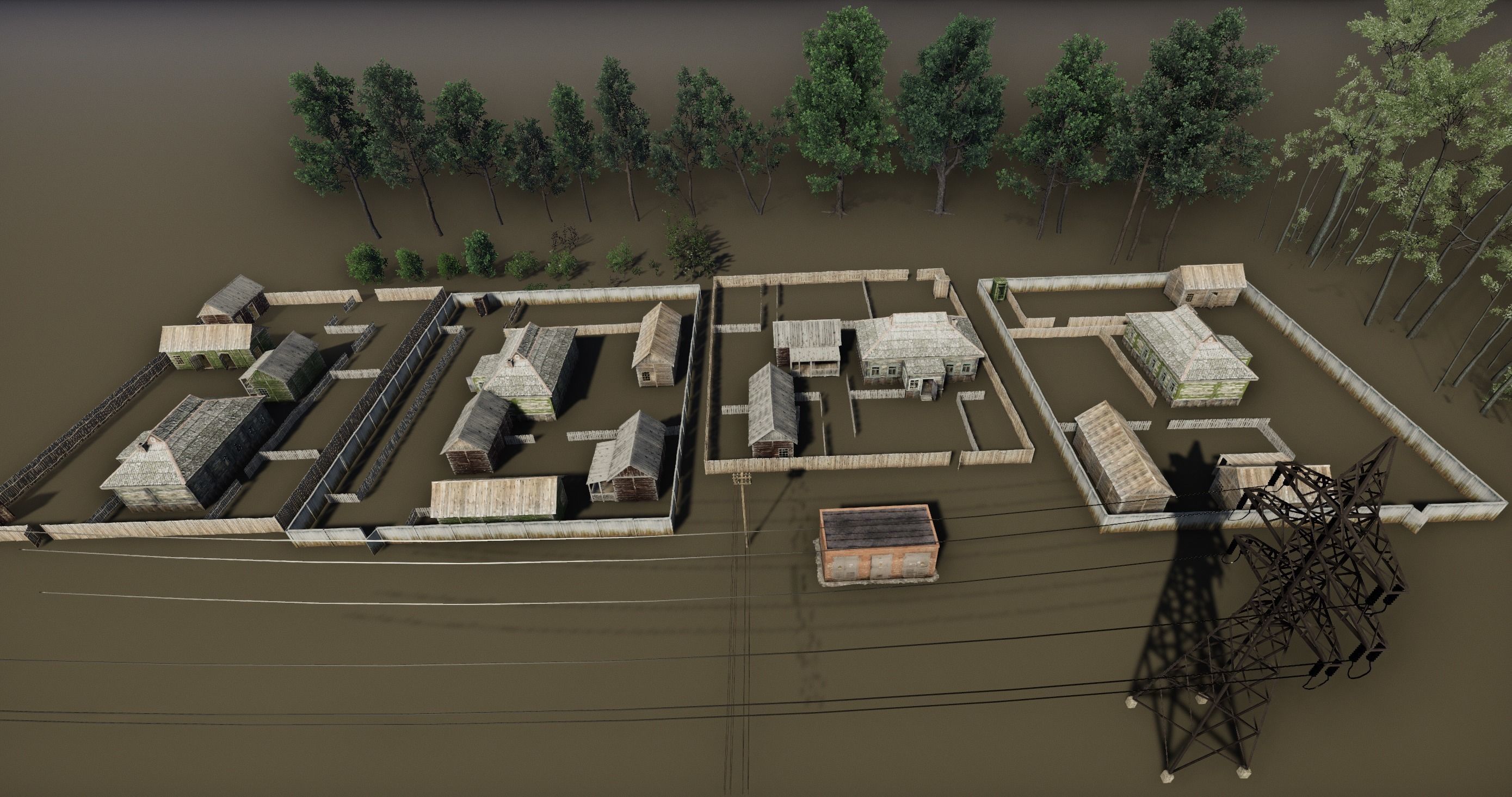 Rustic Environment For Unity Low-poly 3D model_11