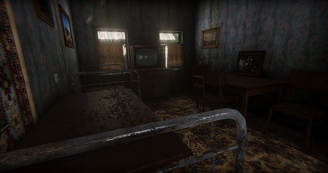 Rustic Environment For Unity Low-poly 3D model 5