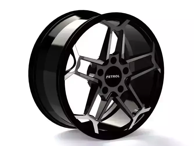 Cast rim Petrol-P1A 3D model