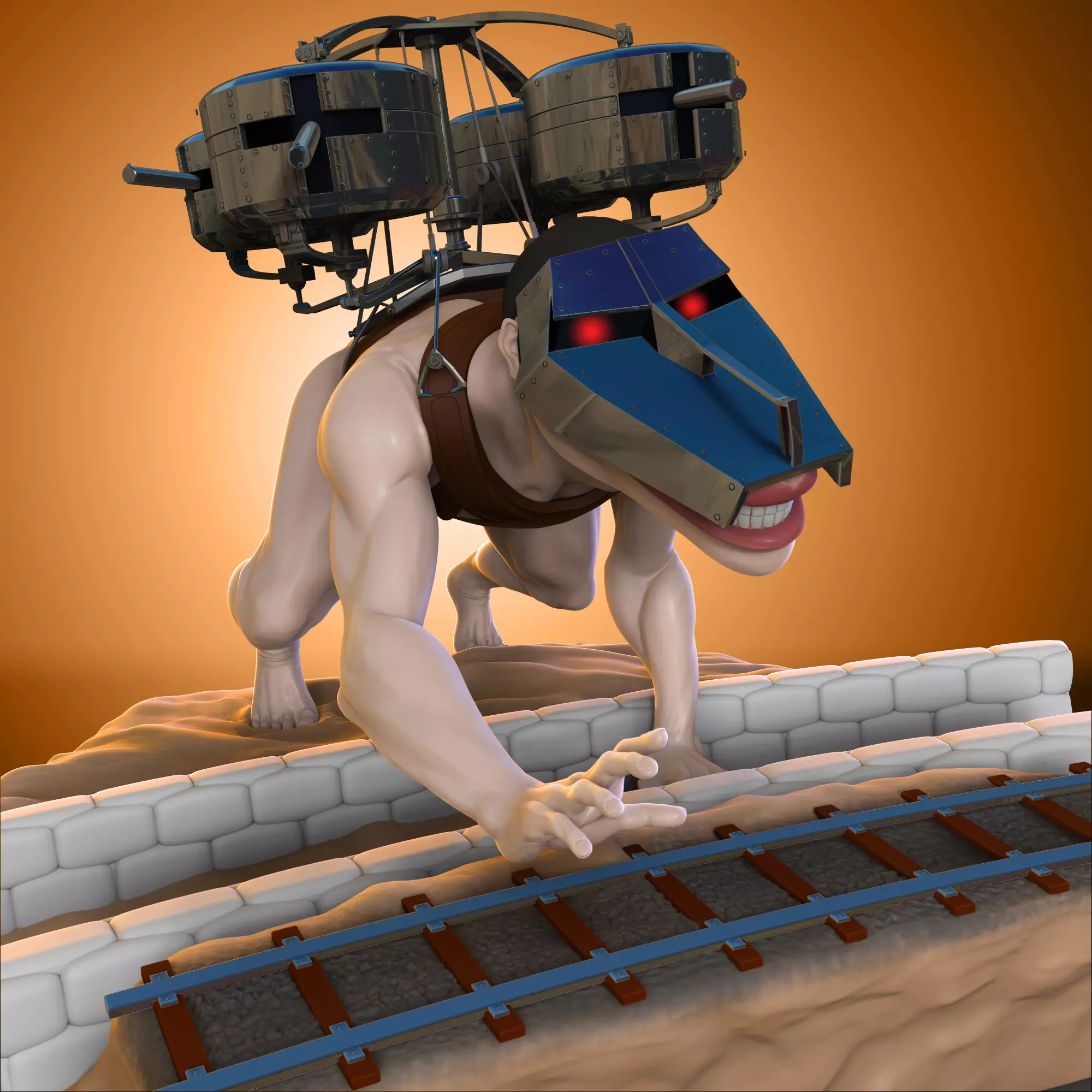 Pieck Titan - Shingeki no Kyojin 3D print model_0