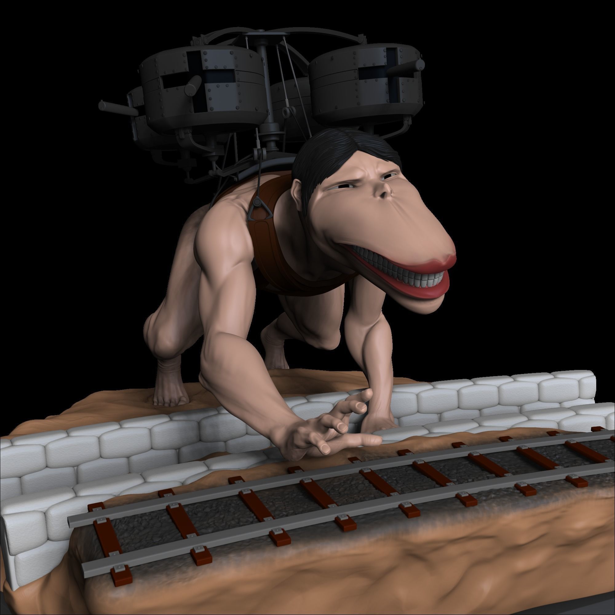 Pieck Titan - Shingeki no Kyojin 3D print model_1