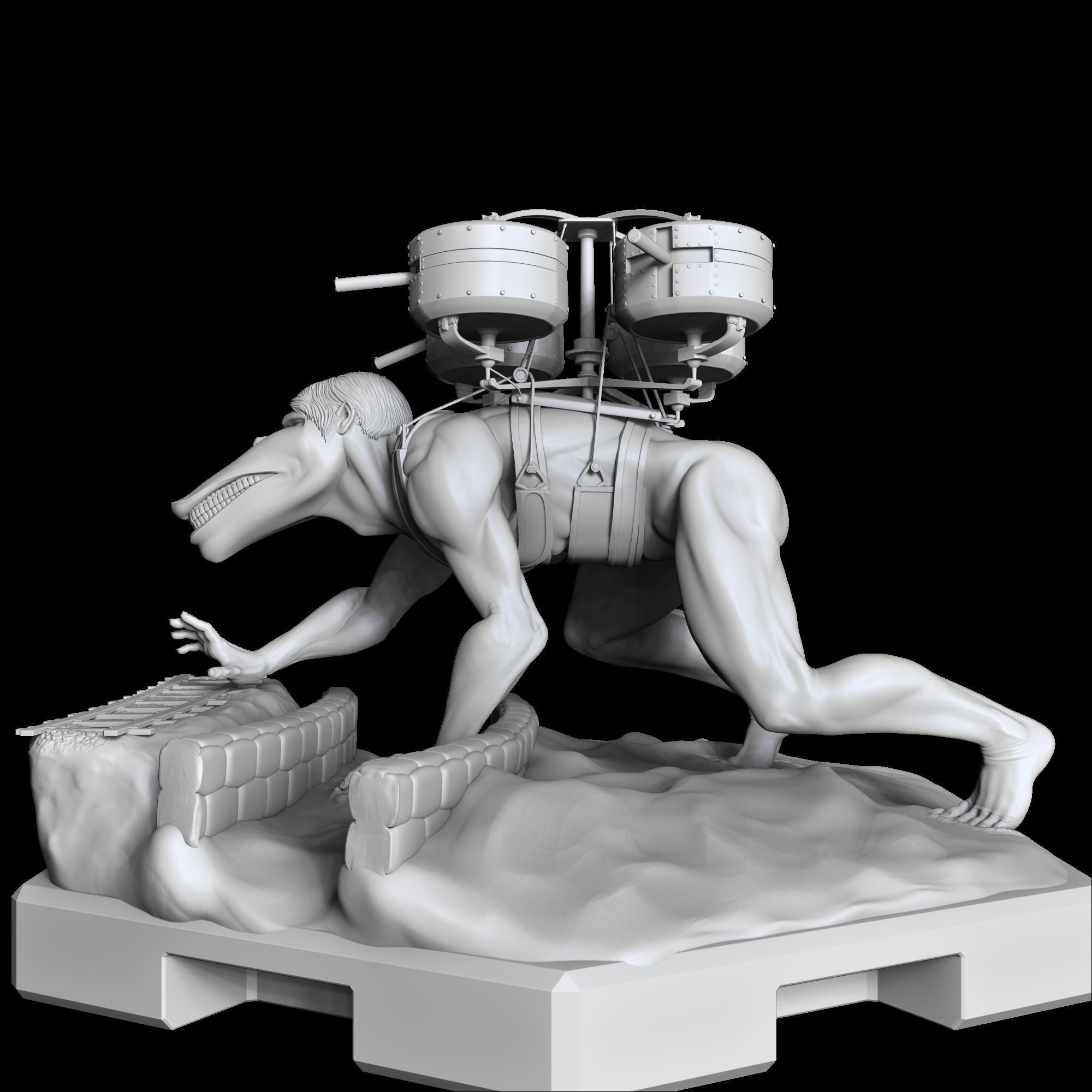 Pieck Titan - Shingeki no Kyojin 3D print model_2