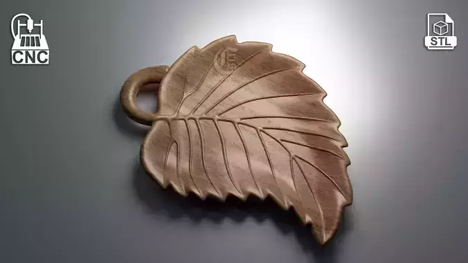 Leaf Tray - 3D STL File for CNC
