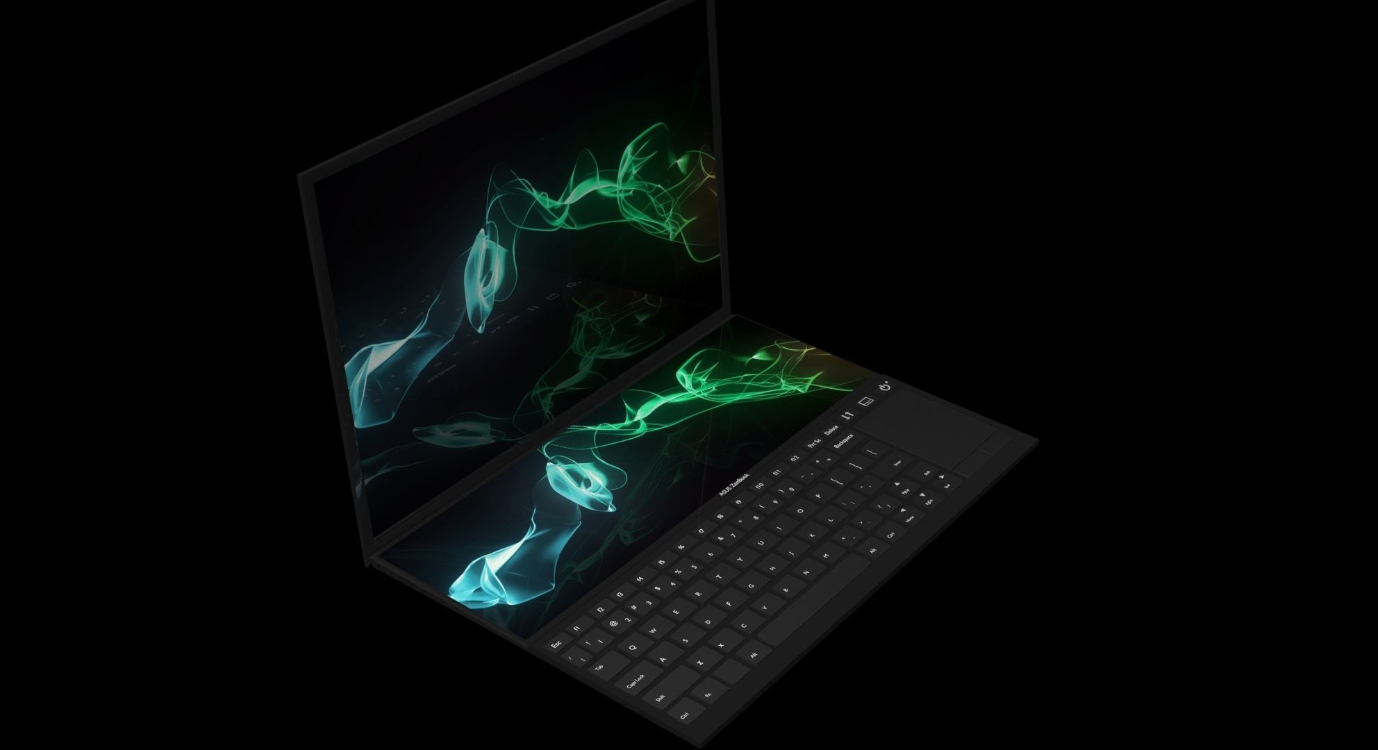 Asus Zen Book Pro Duo Laptop  3D model_1