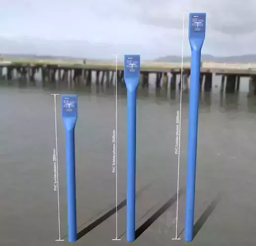 PVC Schilderpfosten Hinweisschild Wasser