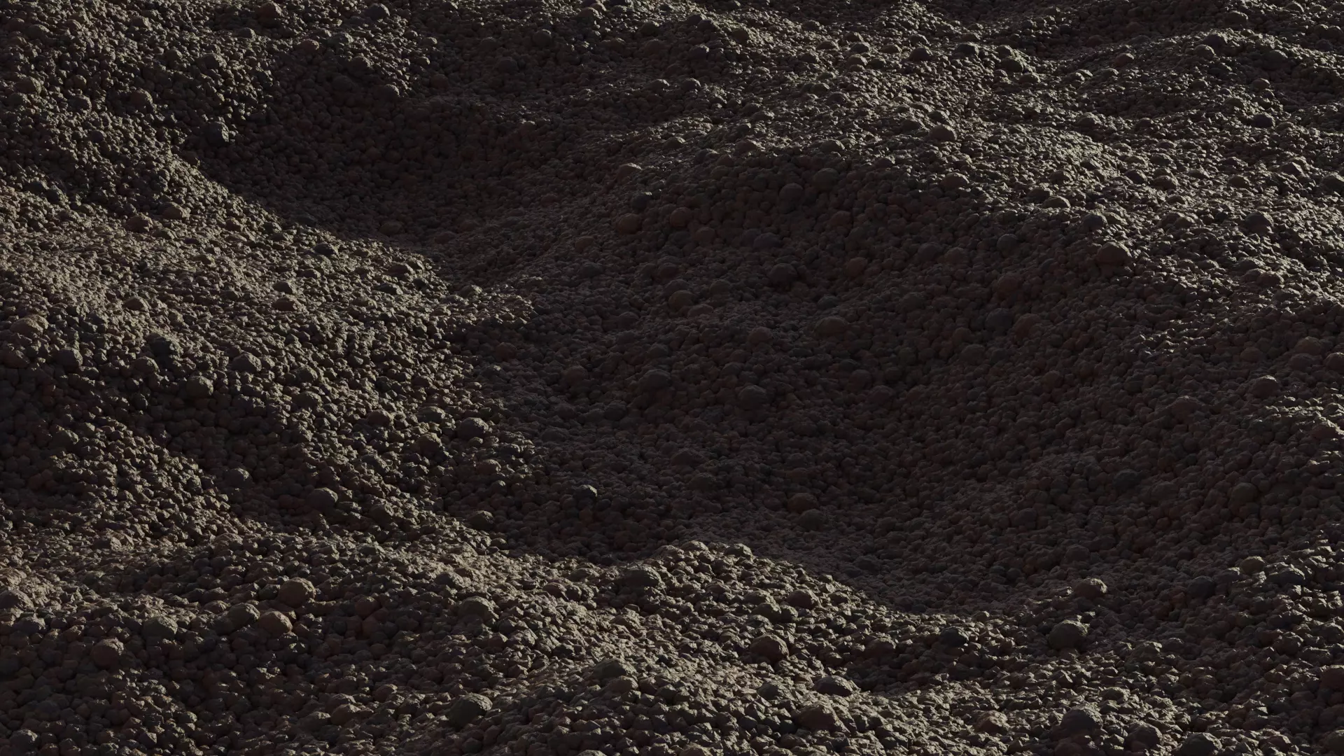 Realistic Gravel pile of soil Free low-poly 3D model