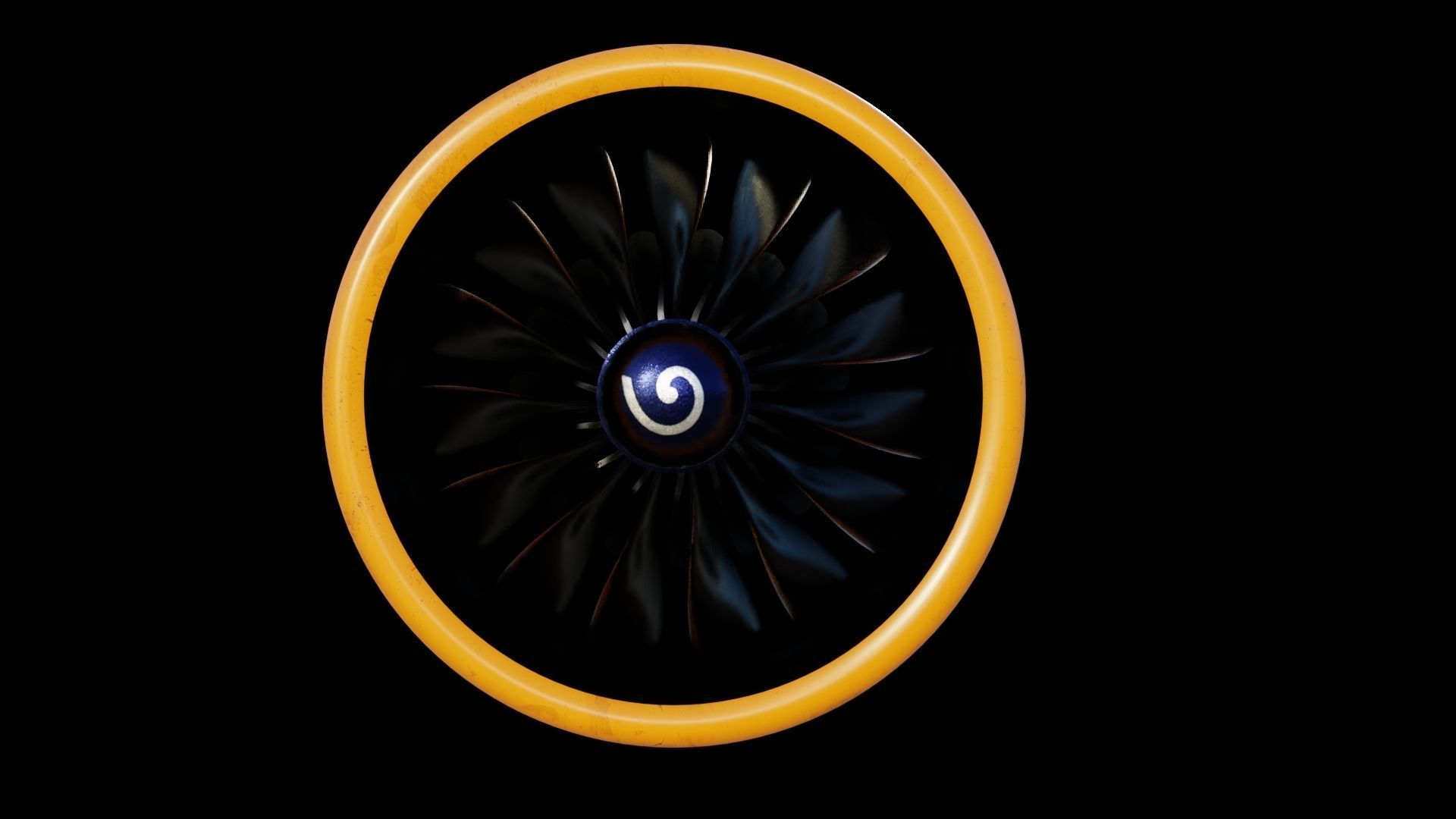 Turbine 3D models PBR materials 3D Model Collection_12