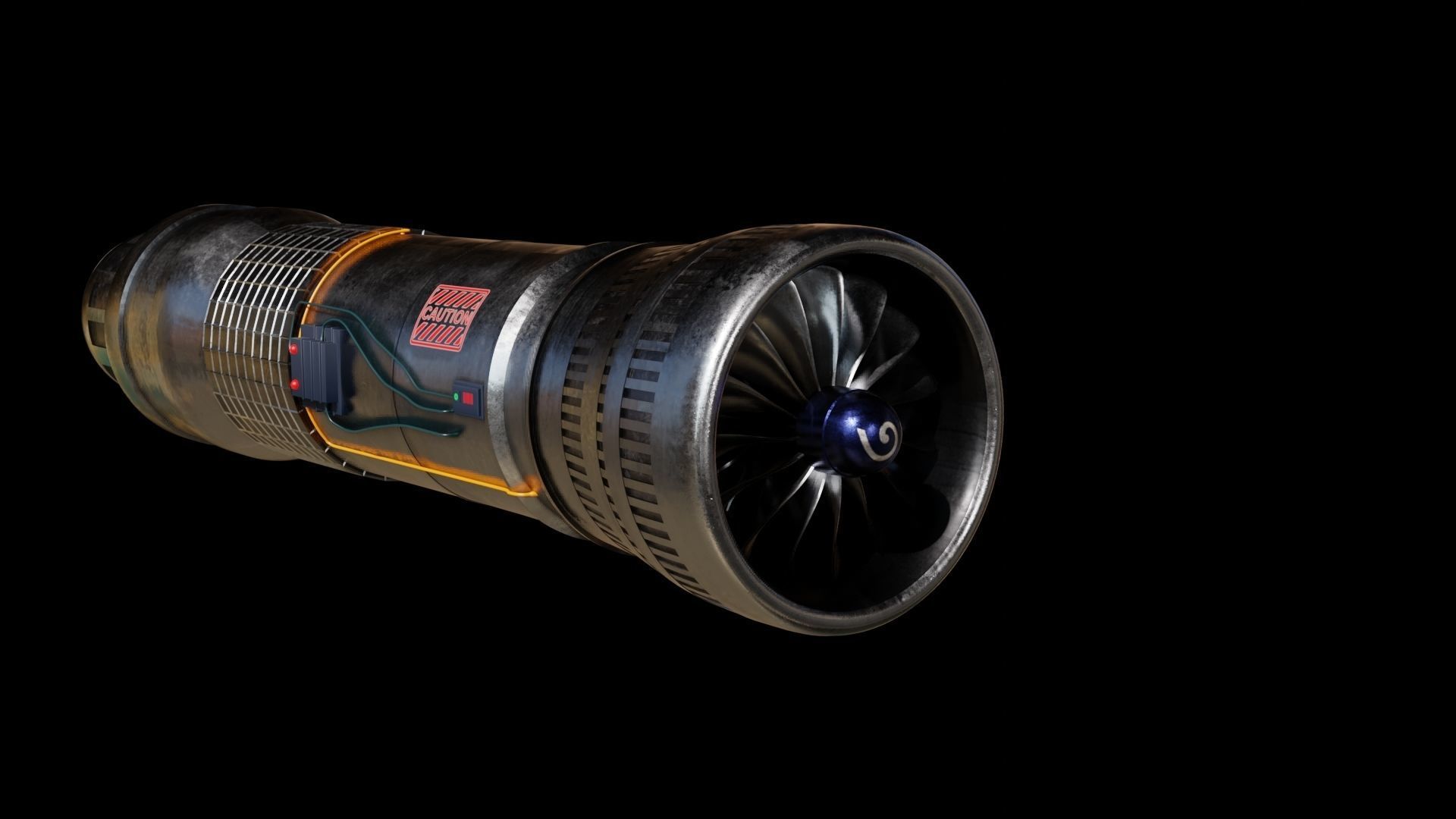 Turbine 3D models PBR materials 3D Model Collection_26