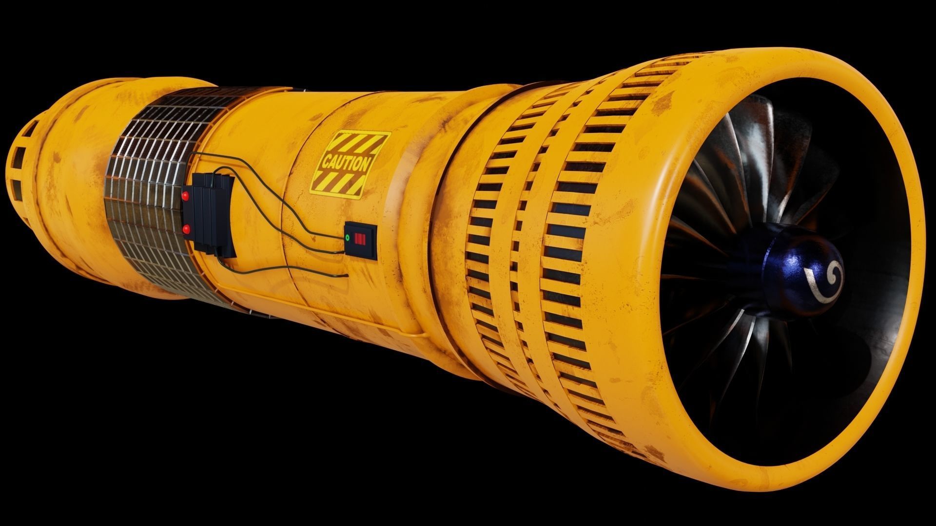 Turbine 3D models PBR materials 3D Model Collection_21