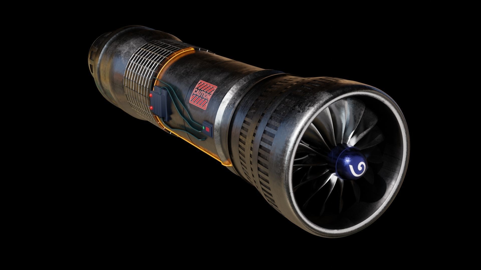 Turbine 3D models PBR materials 3D Model Collection_24