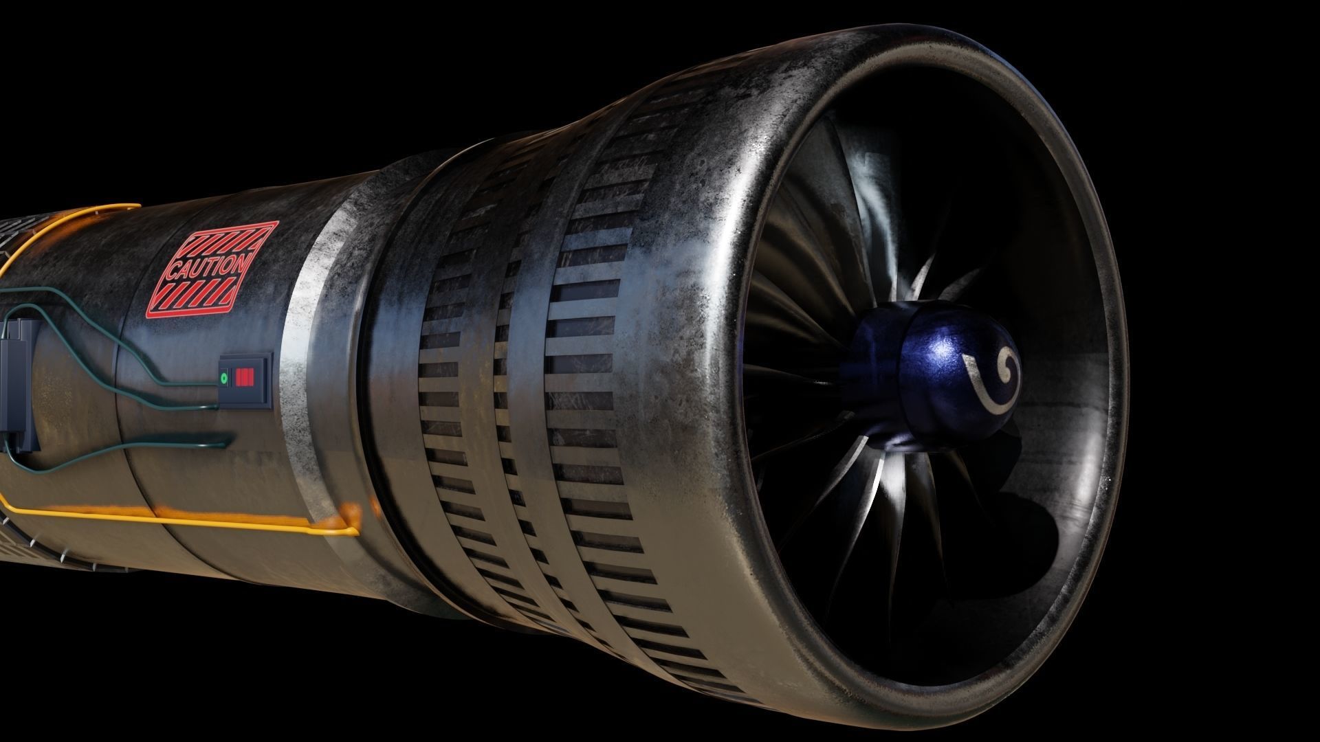 Turbine 3D models PBR materials 3D Model Collection_25