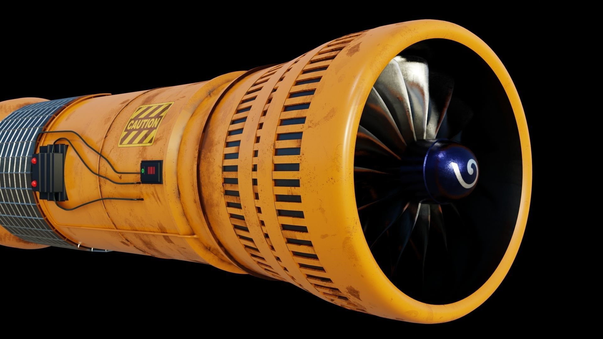 Turbine 3D models PBR materials 3D Model Collection_17