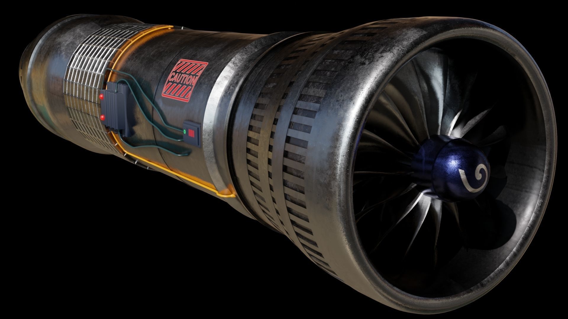 Turbine 3D models PBR materials 3D Model Collection_20