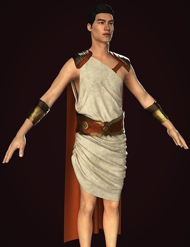 Ancient Greece clothes 3D model