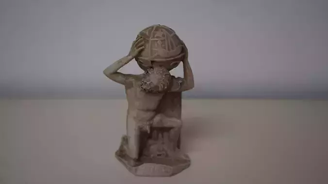 ATLAS 3D MODEL GREEK GOD 3D print model