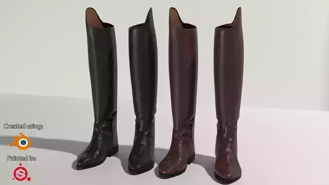 Classic Riding Boots for Equestrian