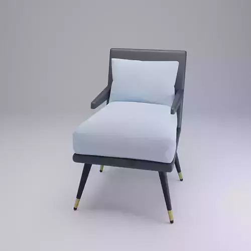 Armchair - 3D Model lounge chair