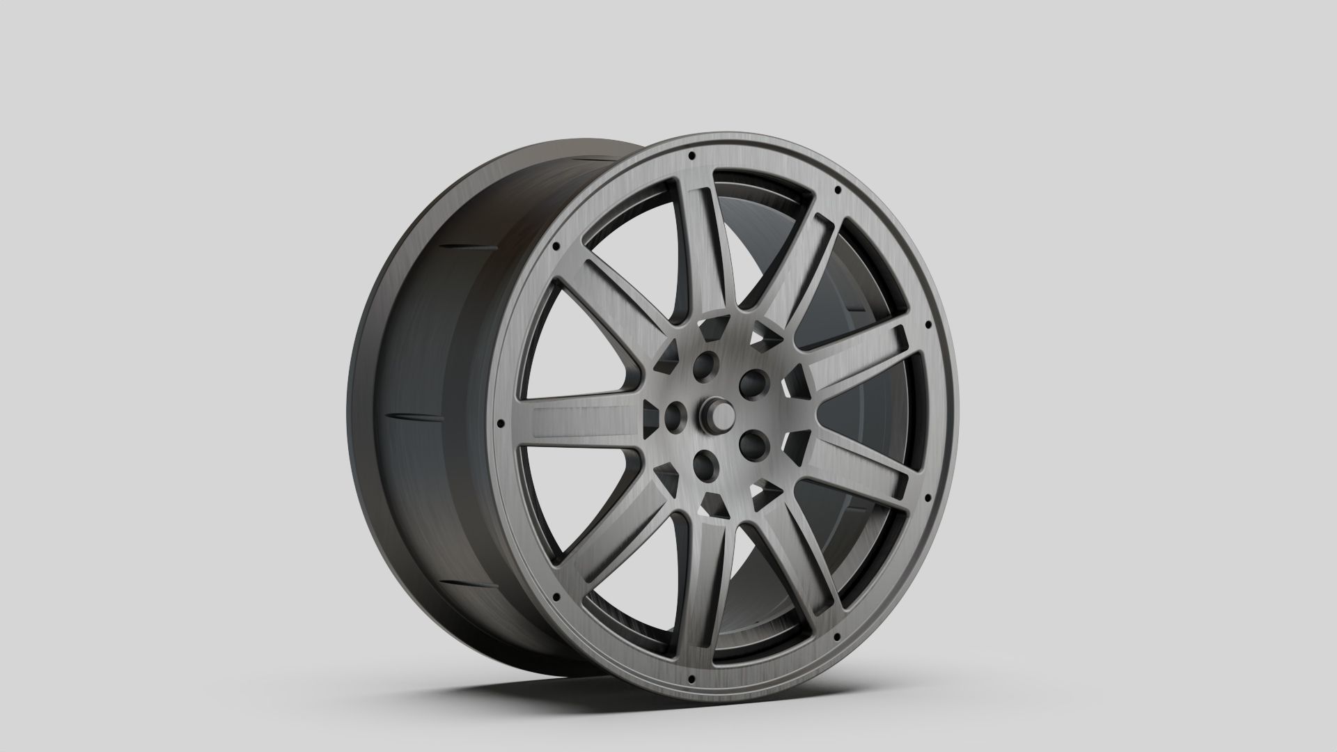 rims A style garage auto tuning  3D model_4