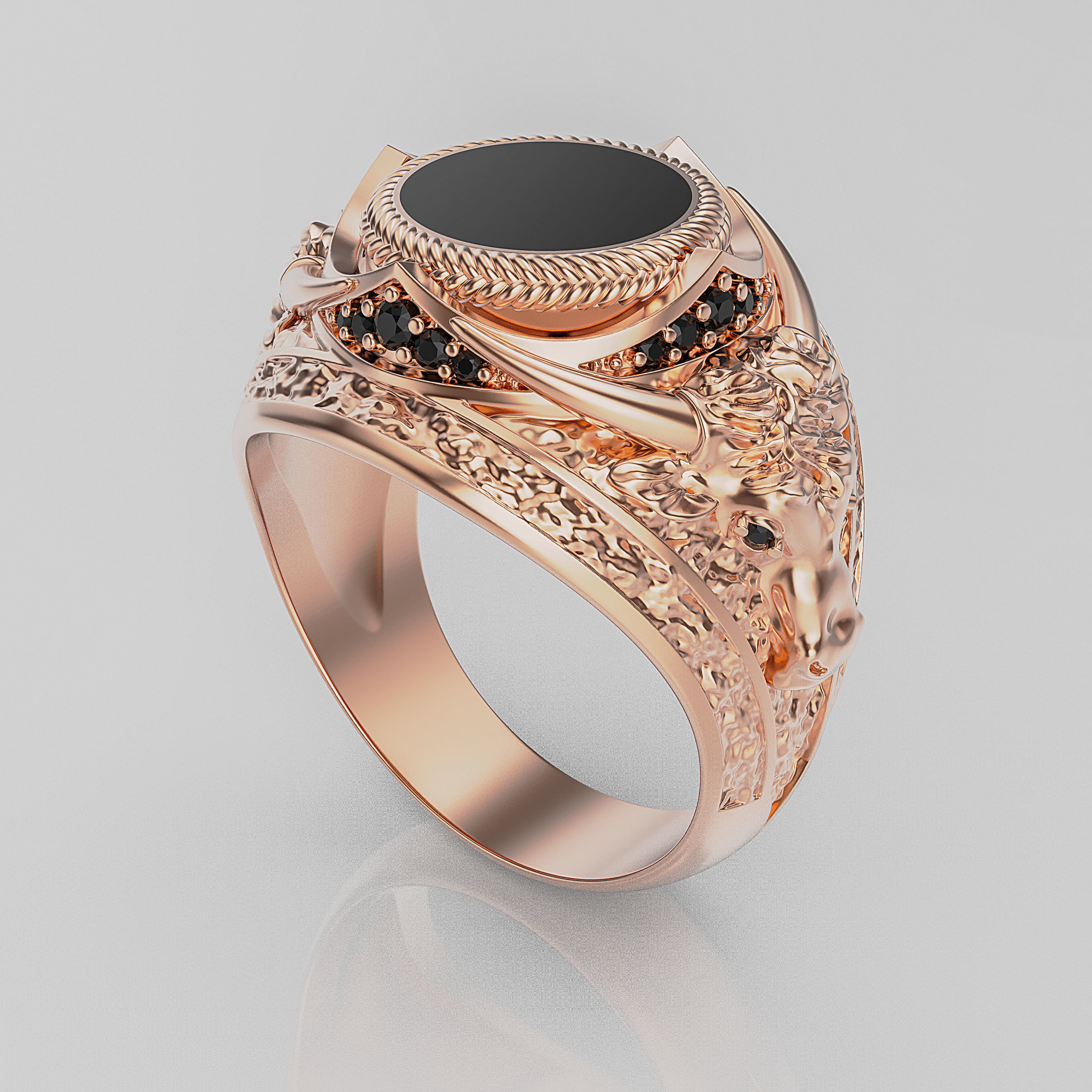 Bull Ring Men 3D model 3D printable | CGTrader