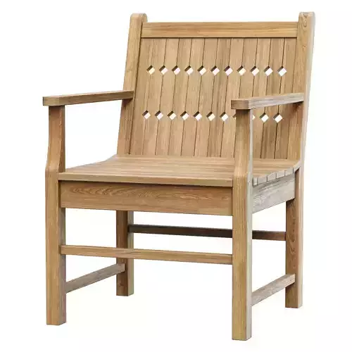 Chippendale patio chair 