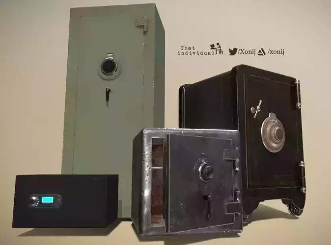 Safes  -Models and Unity minigame script