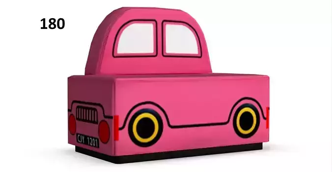 P180-Bed 03 Low-poly 3D model