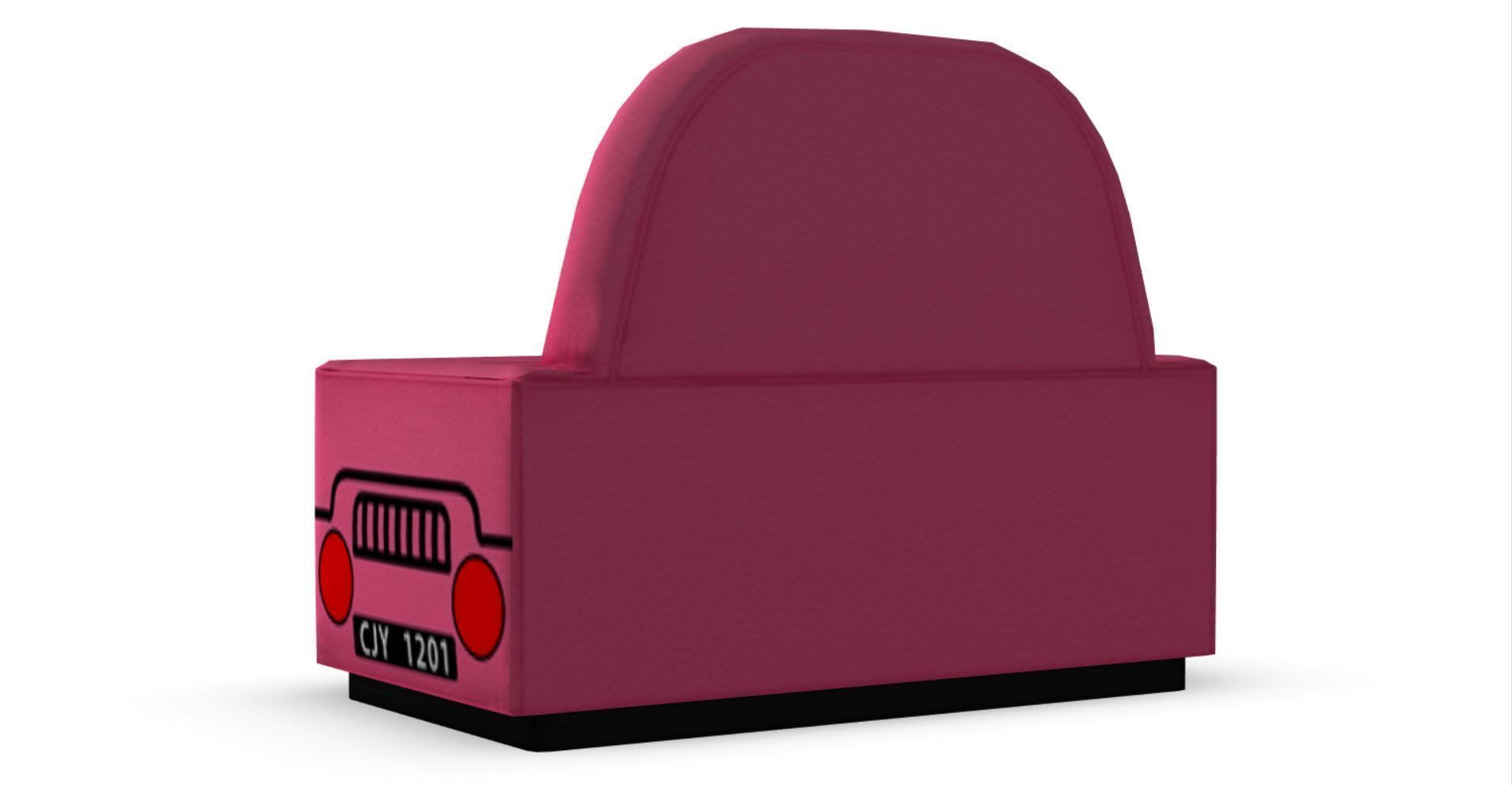 P180-Bed 03 Low-poly 3D model_3