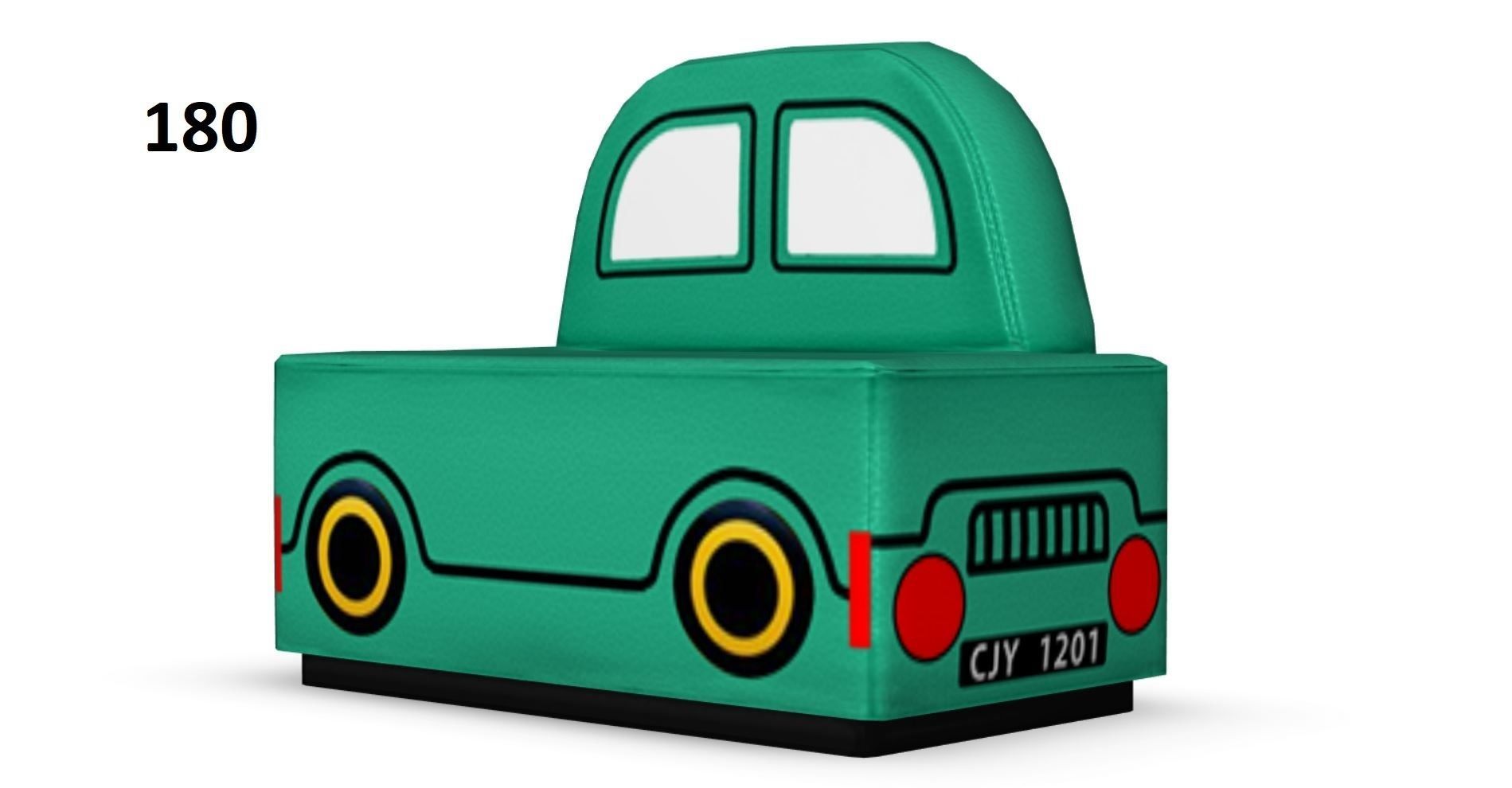 P180-Bed 03 Low-poly 3D model_1